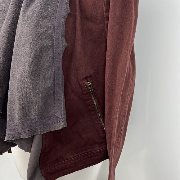 BKE large brown denim open jacket - Picture 3 of 6